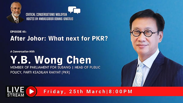 After Johor: What's Next for PKR? | Critical Conversations Malaysia